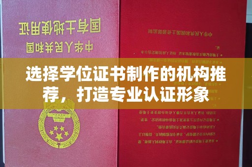 鄞州选择学位证书制作的机构推荐，打造专业认证形象