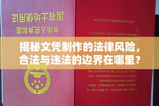 鄞州揭秘文凭制作的法律风险，合法与违法的边界在哪里？