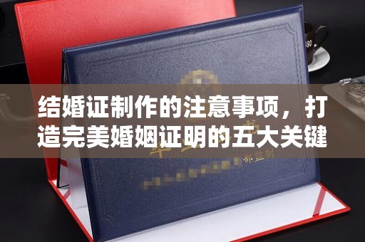 鄞州结婚证制作的注意事项，打造完美婚姻证明的五大关键点
