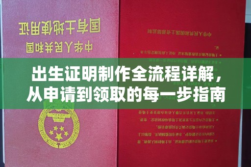 鄞州出生证明制作全流程详解，从申请到领取的每一步指南