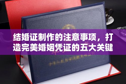 鄞州结婚证制作的注意事项，打造完美婚姻凭证的五大关键点