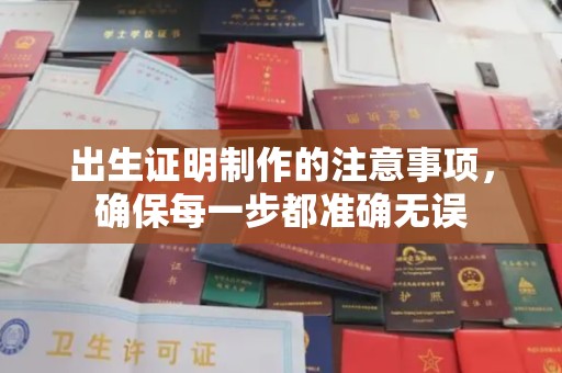 鄞州出生证明制作的注意事项，确保每一步都准确无误