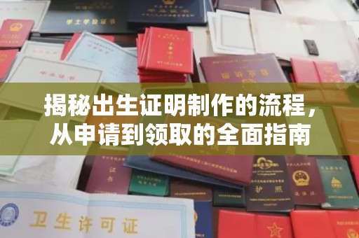 鄞州揭秘出生证明制作的流程，从申请到领取的全面指南