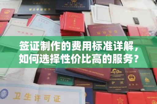 鄞州签证制作的费用标准详解，如何选择性价比高的服务？